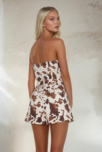 Load image into Gallery viewer, Cow Print Romper